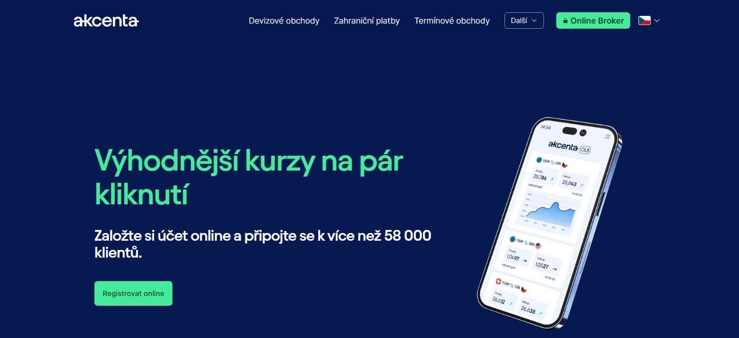 Screenshot of Akcenta CZ