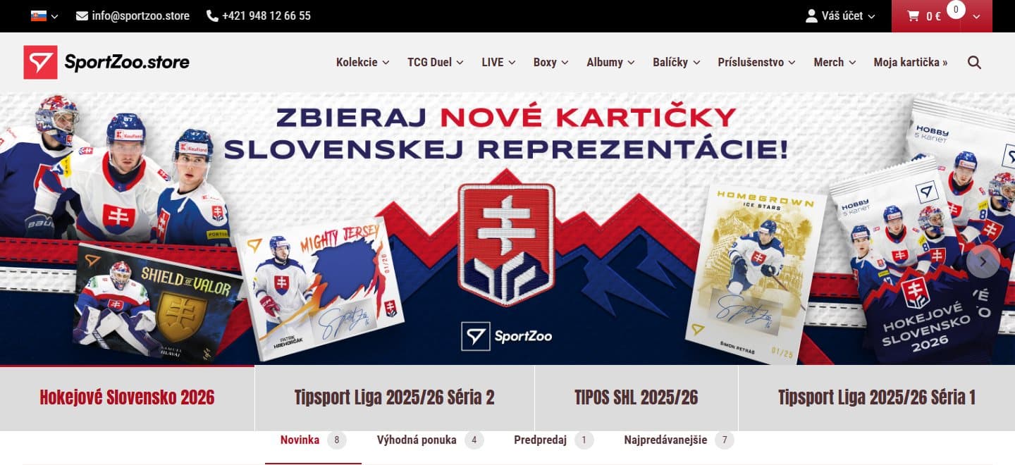 Screenshot of SportZoo